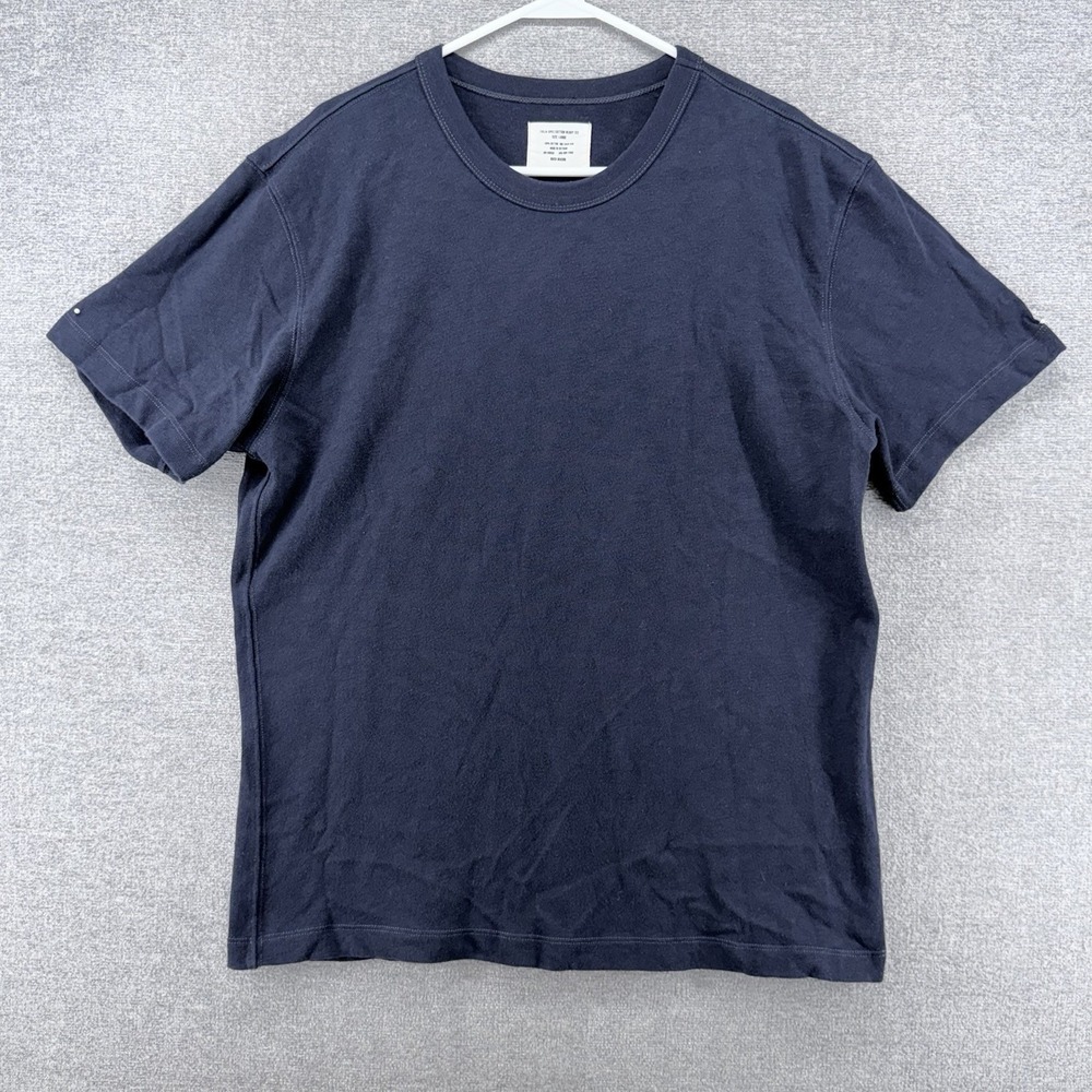 Buck Mason Heavy Tee Shirt Men Size Large Blue Short Sleeve Cotton